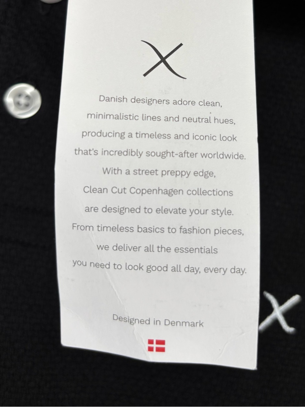 Copenhagen Stretch POLO BLACK OEKO-TEX cotton blend stretch Small elevated basic - Picture 13 of 15